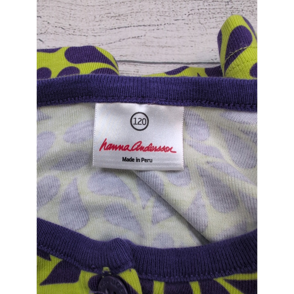 6 Hanna Andersson Neon Floral Play Dress - Picture 5 of 6